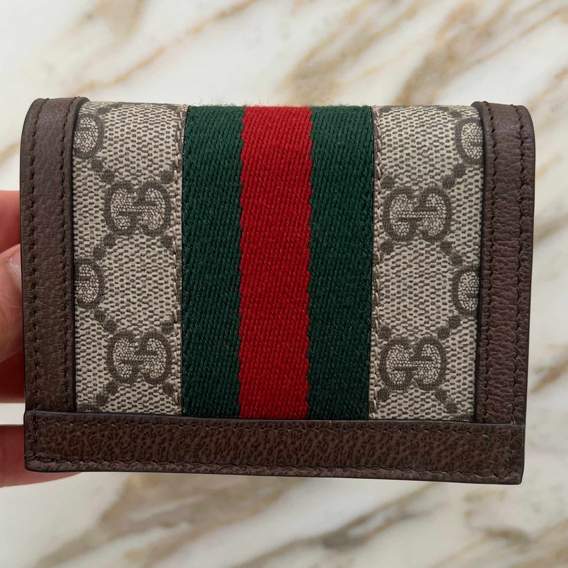 GG Gucci OPHIDIA CARD CASE WALLET