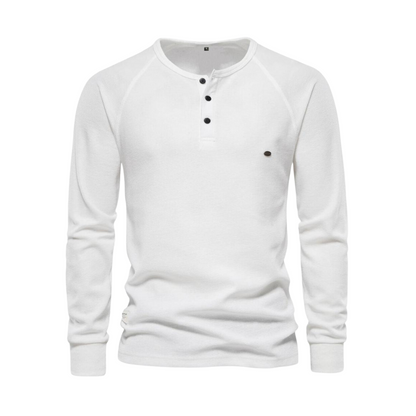 Henley Waffle Shirt