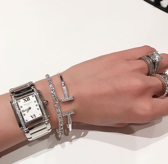 Bracelet T Wire Diamants TF